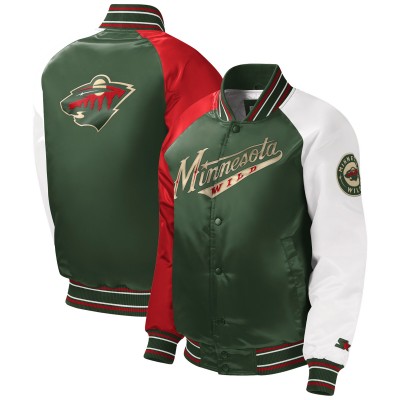Куртка Minnesota Wild Starter Youth Raglan - Green