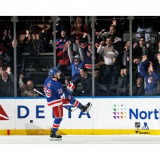 Unsigned New York Rangers Adam Fox Fanatics Authentic Celebrates Scoring the Game-Winning Goal in Overtime Photograph