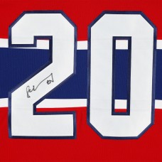 Autographed Montreal Canadiens Juraj Slafkovsky Fanatics Authentic Red Adidas Authentic Jersey