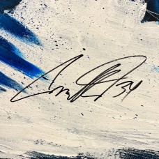 Auston Matthews Toronto Maple Leafs Autographed Fanatics Authentic 30 x 40 Stretched Hand Painted Original Canvas - Art by Eric Sevigny - Limited Edition 1 of 1