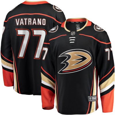 Игровая джерси Frank Vatrano Anaheim Ducks Home Breakaway - Black