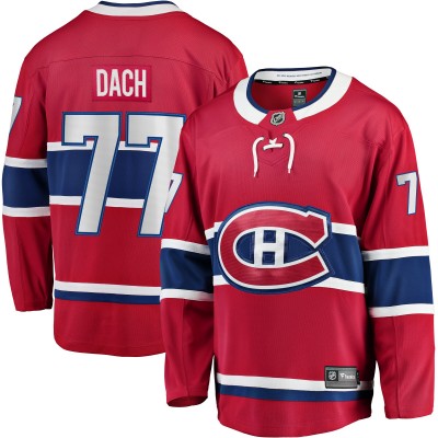 Джерси Montreal Canadiens Kirby Dach Fanatics Red Home Breakaway