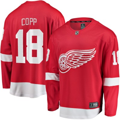 Игровая джерси Andrew Copp Detroit Red Wings Home Breakaway - Red