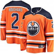 Evan Bouchard Edmonton Oilers Home Breakaway Jersey - Orange