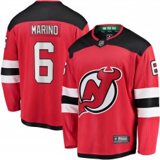 John Marino New Jersey Devils Home Breakaway Player Jersey - Red