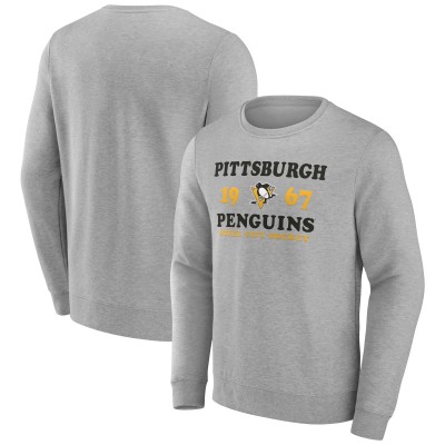 Кофта Pittsburgh Penguins Fierce Competitor - Heather Charcoal