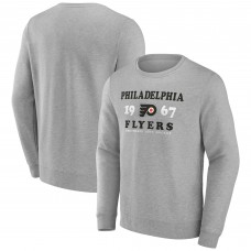 Philadelphia Flyers Fierce Competitor Pullover Sweatshirt - Heather Charcoal