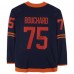 Игровая джерси Autographed Edmonton Oilers Evan Bouchard Fanatics Authentic Navy Fanatics Breakaway