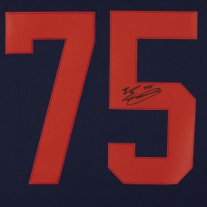 Игровая джерси Autographed Edmonton Oilers Evan Bouchard Fanatics Authentic Navy Fanatics Breakaway