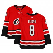 Игровая джерси Brent Burns Carolina Hurricanes Autographed Fanatics Authentic Red Adidas Authentic