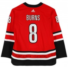 Игровая джерси Brent Burns Carolina Hurricanes Autographed Fanatics Authentic Red Adidas Authentic