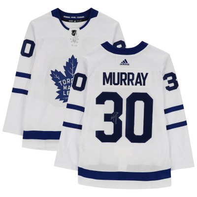 Игровая джерси Matt Murray Toronto Maple Leafs Autographed Fanatics Authentic White Adidas Authentic