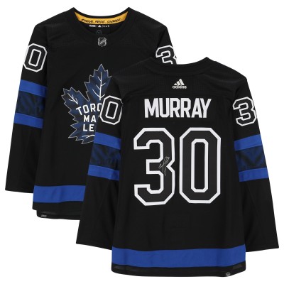 Игровая джерси Matt Murray Toronto Maple Leafs Autographed Fanatics Authentic Black Alternate Adidas Authentic
