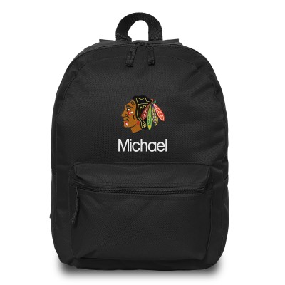 Персонализированный рюкзак Chicago Blackhawks - Black