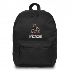 Arizona Coyotes Personalized Backpack - Black