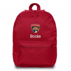 Florida Panthers Personalized Backpack - Red