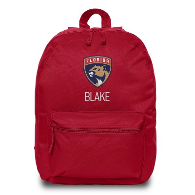 Именной рюкзак Florida Panthers Red