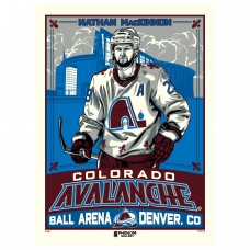 Colorado Avalanche Nathan MacKinnon Phenom Gallery 18 x 24 Serigraph