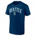 Шорты и футболка Seattle Kraken Arch - Navy/Gray