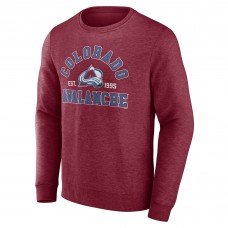Colorado Avalanche Classic Arch Pullover Sweatshirt - Garnet