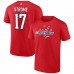 Футболка Washington Capitals Dylan Strome Fanatics Red Authentic Stack Name & Number