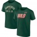 Футболка Minnesota Wild Wordmark Two-Pack Set - Green