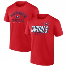Футболка Washington Capitals Wordmark Two-Pack Set - Red