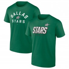 Dallas Stars Wordmark Two-Pack T-Shirt Set - Kelly Green