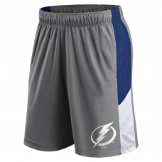 Шорты Tampa Bay Lightning Fanatics Gray Primary Logo