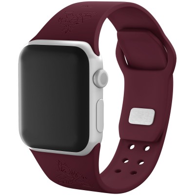 Часы Ремешок для Apple Arizona Coyotes Debossed Silicone  - Garnet