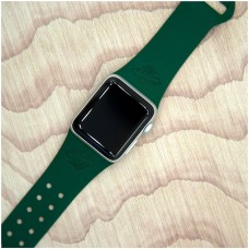 Minnesota Wild Debossed Silicone Apple Watch Band - Green