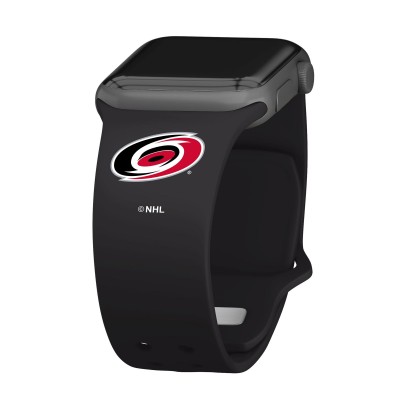 Часы Ремешок для Apple Carolina Hurricanes Silicone  - Black