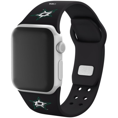 Часы Ремешок для Apple Dallas Stars Silicone  - Black
