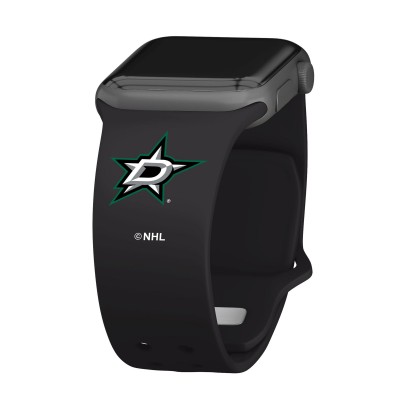 Часы Ремешок для Apple Dallas Stars Silicone  - Black