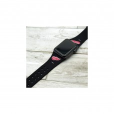 Часы Ремешок для Apple Detroit Red Wings Silicone  - Black