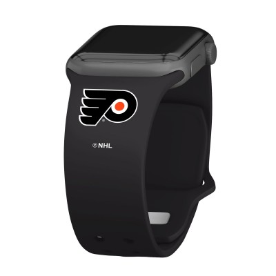 Часы Ремешок для Apple Philadelphia Flyers Silicone  - Black