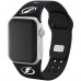 Часы Ремешок для Apple Tampa Bay Lightning Silicone  - Black