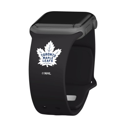Часы Ремешок для Apple Toronto Maple Leafs Silicone  - Black
