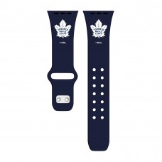 Часы Ремешок для Apple Toronto Maple Leafs Silicone  - Black