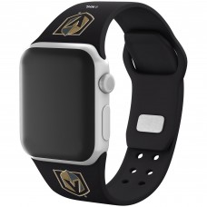 Vegas Golden Knights Silicone Apple Watch Band - Black