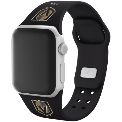 Часы Ремешок для Apple Vegas Golden Knights Silicone  - Black