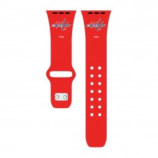 Часы Ремешок для Apple Washington Capitals Silicone  - Red