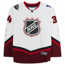 Игровая джерси Autographed Toronto Maple Leafs Auston Matthews Fanatics Authentic White 2022 NHL All-Star Game Fanatics Breakaway