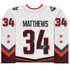 Джерси с автографом Auston Matthews Toronto Maple Leafs Fanatics Authentic 2022 NHL All-Star Game Fanatics Breakaway - White Джерси с автографом Auston Matthews Toronto Maple Leafs Fanatics Authentic 2022 NHL All-Star Game Fanatics Breakaway - White