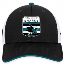 Бейсболка San Jose Sharks 2023 NHL Draft On Stage Trucker - Black