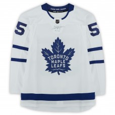 Игровая джерси Mark Giordano Toronto Maple Leafs Fanatics Authentic Autographed White Adidas Authentic