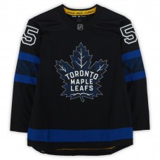 Игровая джерси Mark Giordano Toronto Maple Leafs Fanatics Authentic Autographed Black Alternate Adidas Authentic