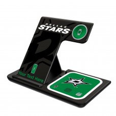 Dallas Stars Personalized 3-in-1 Charging Station