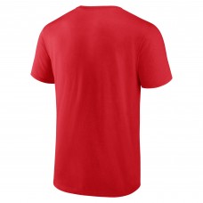 Calgary Flames Ice Cluster T-Shirt - Red