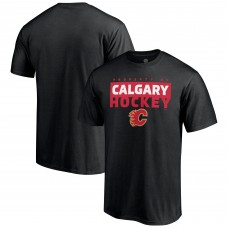 Calgary Flames Gain Ground T-Shirt - Black